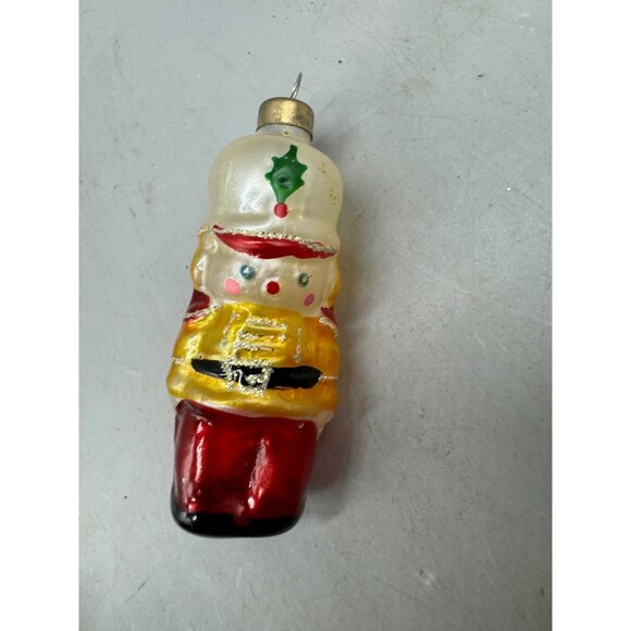 Vintage Glass Nutcracker Soldier Christmas Ornaments Set Of 4 READ - Picture 5 of 10